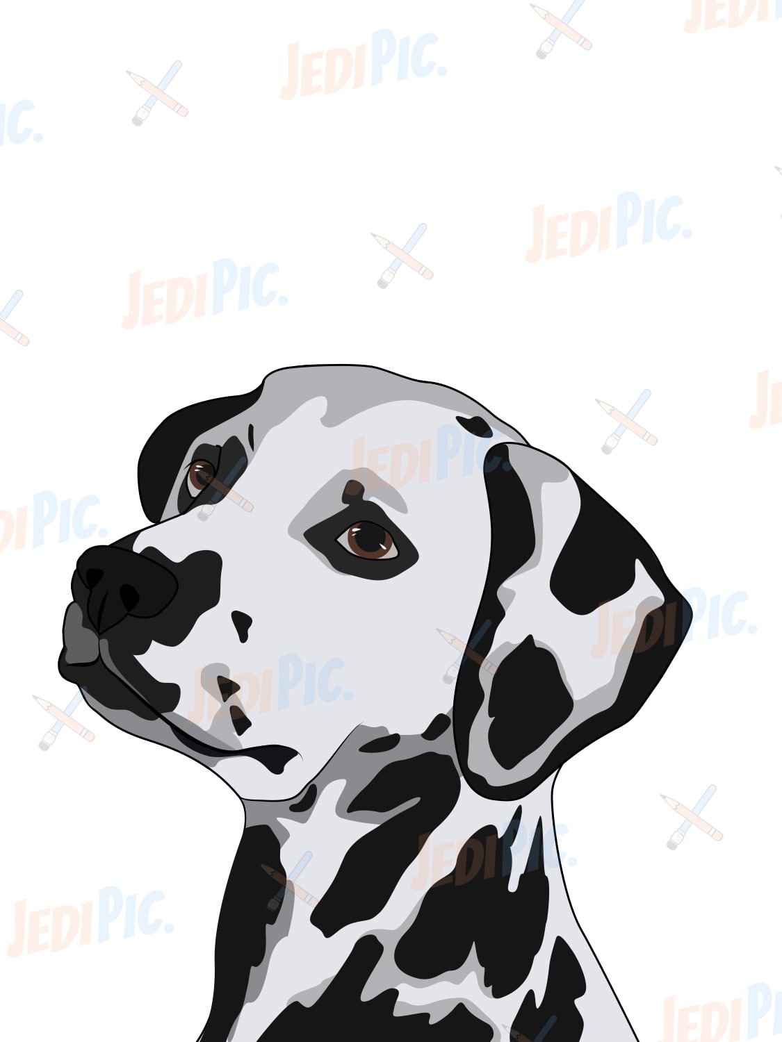 Dalmatian Pet Portrait