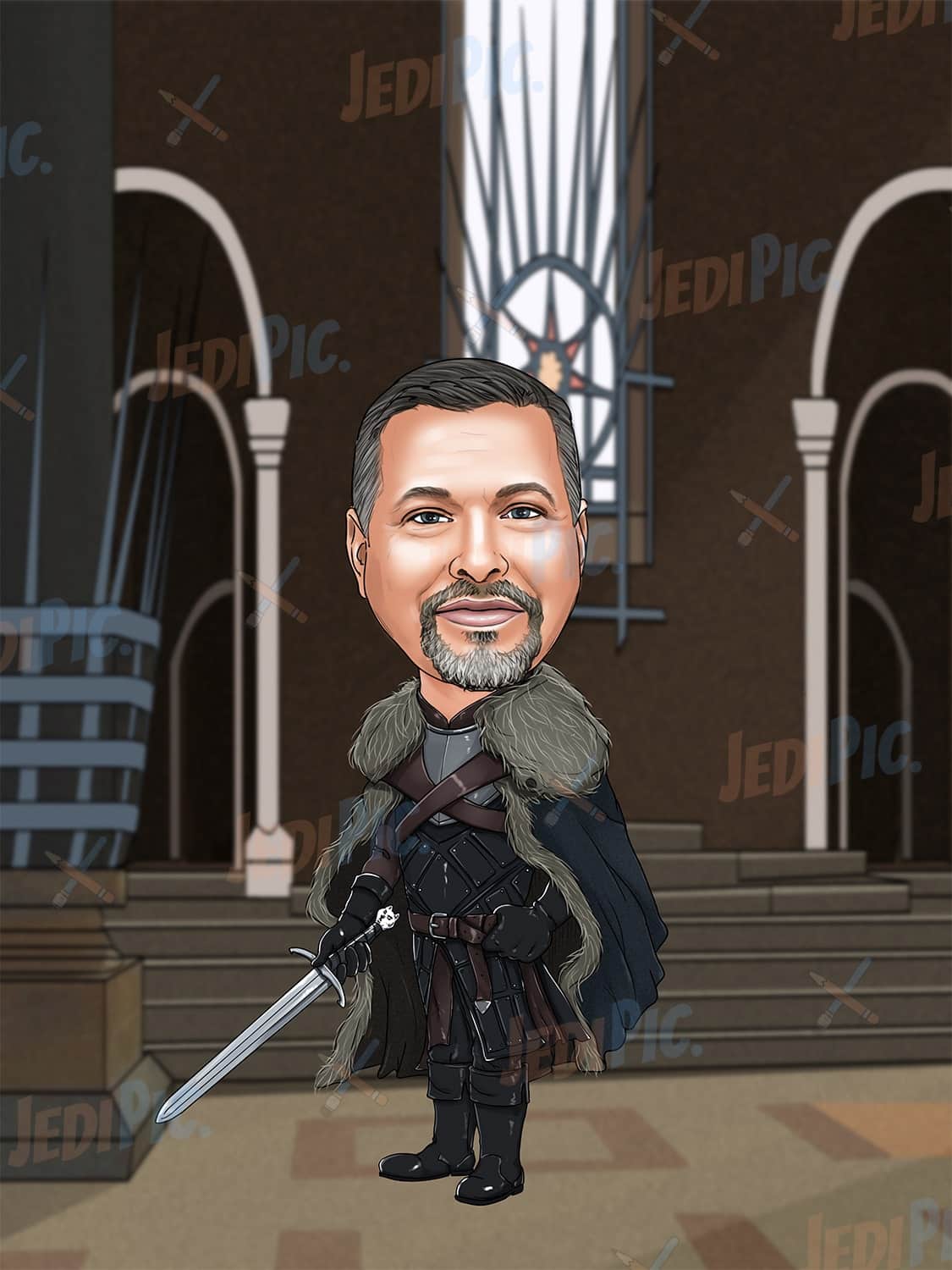 Custom Movies Caricature for Game of Thrones Fans