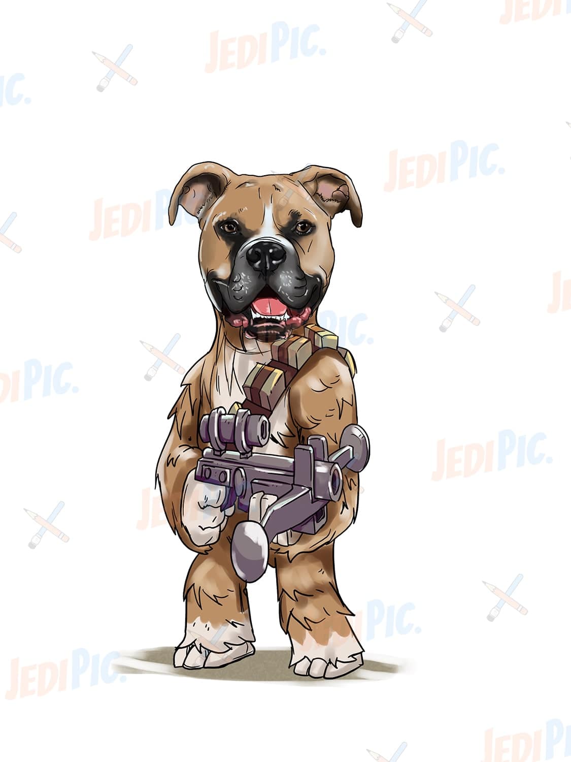 Star Wars Dog Caricature