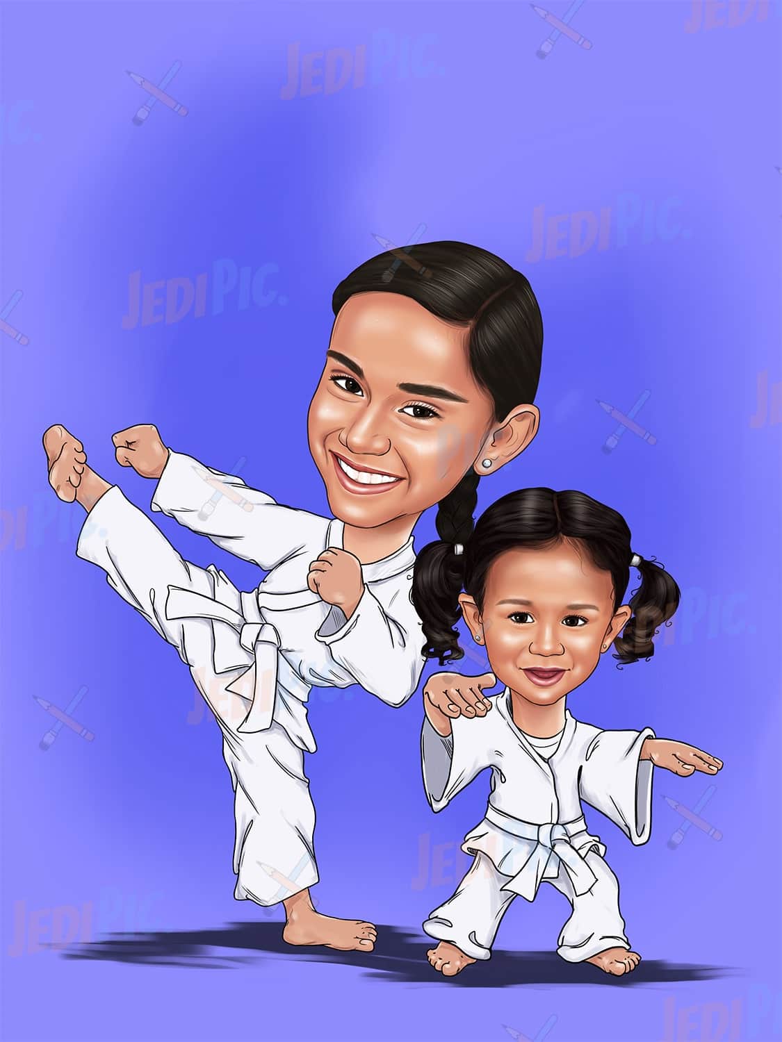 Taekwondo Caricature