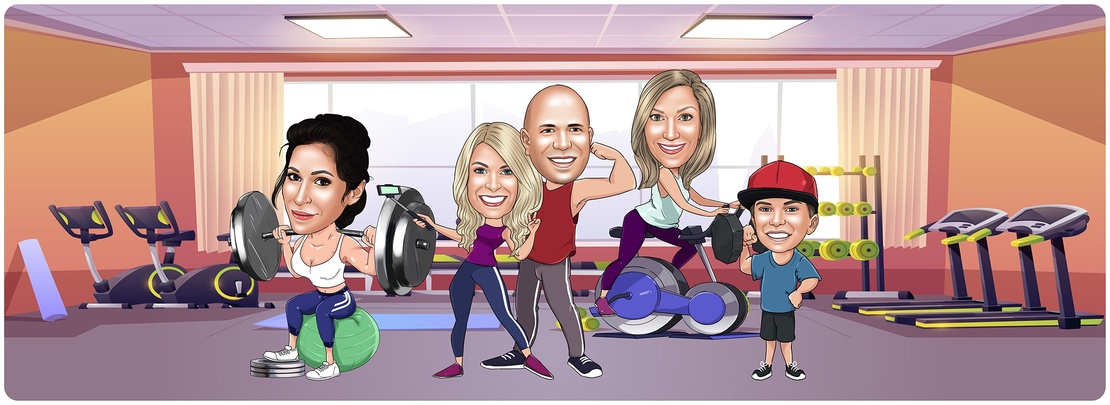 Fitness Caricatures