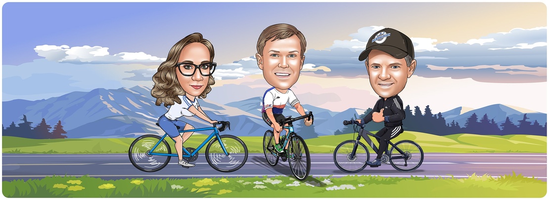 Bicycle Caricatures
