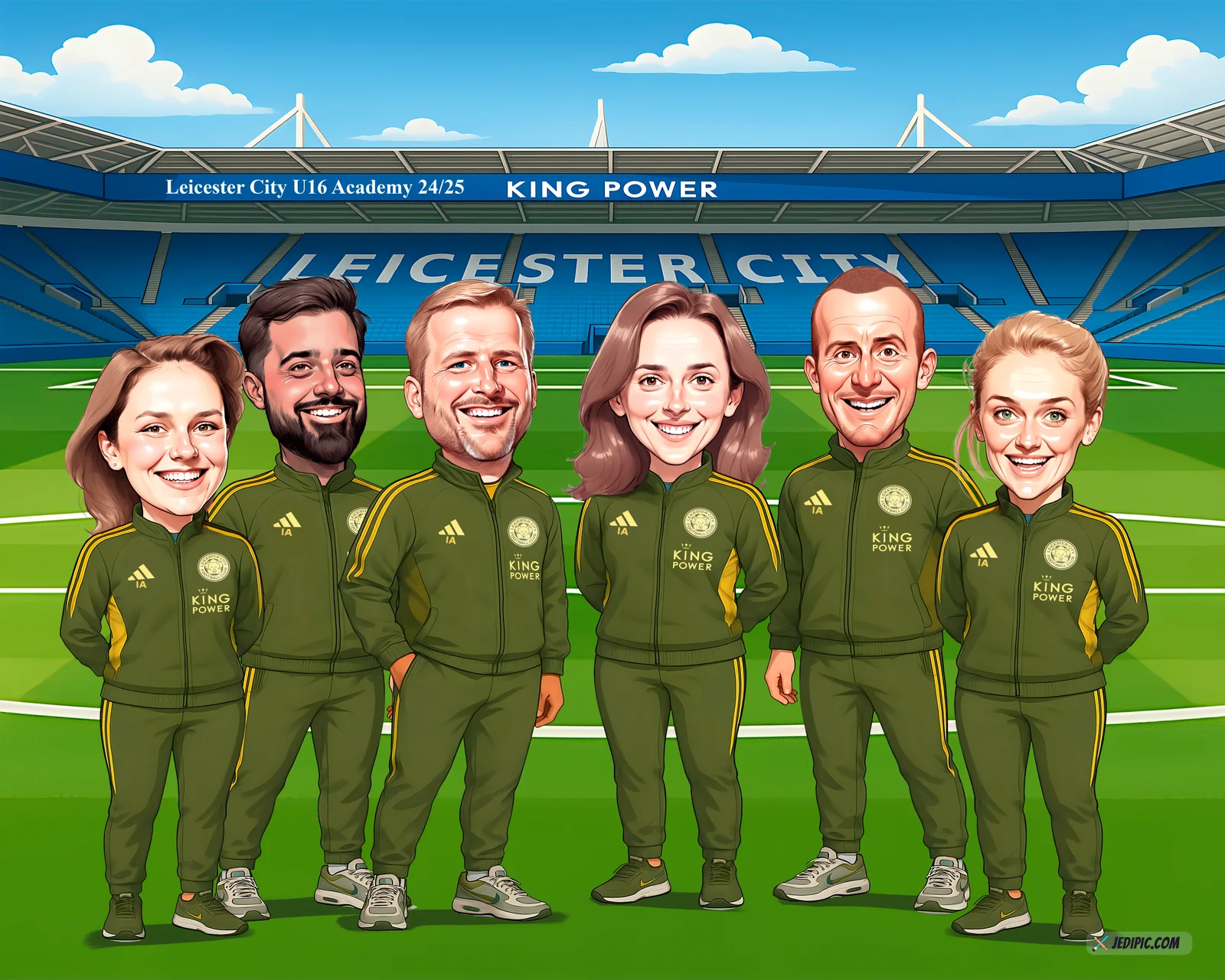 Custom Soccer Caricature from Photo - Soccer Player Soccer Gift