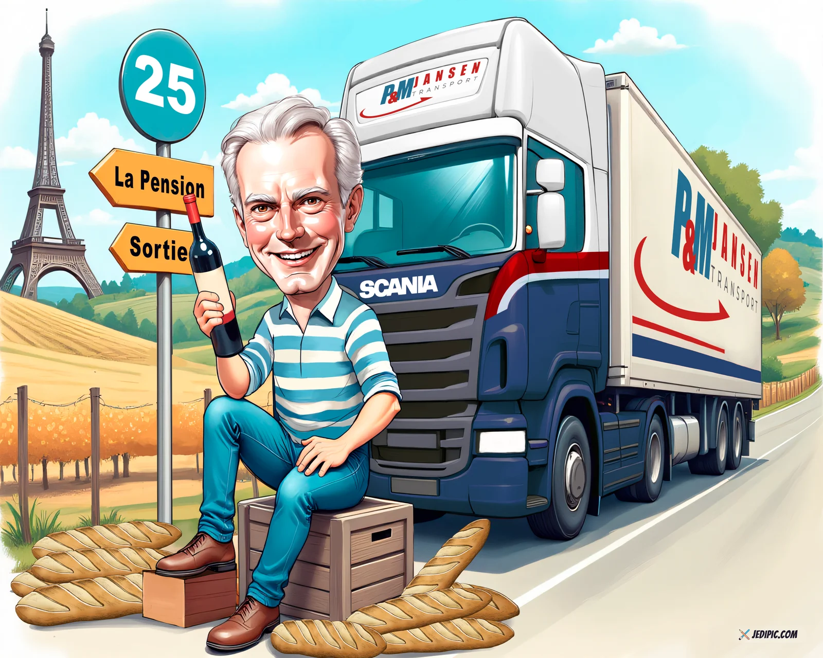 Custom Professional Caricature from Photo - Doctor Doctor Gift