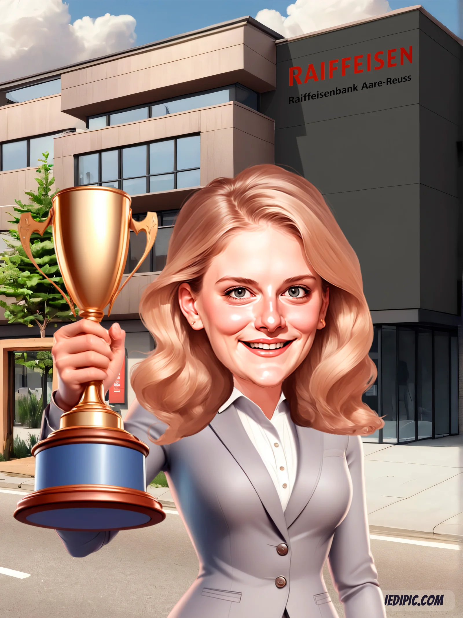Custom Adult Portrait Caricature from Photo - Hobbyist Personal Milestone Gift