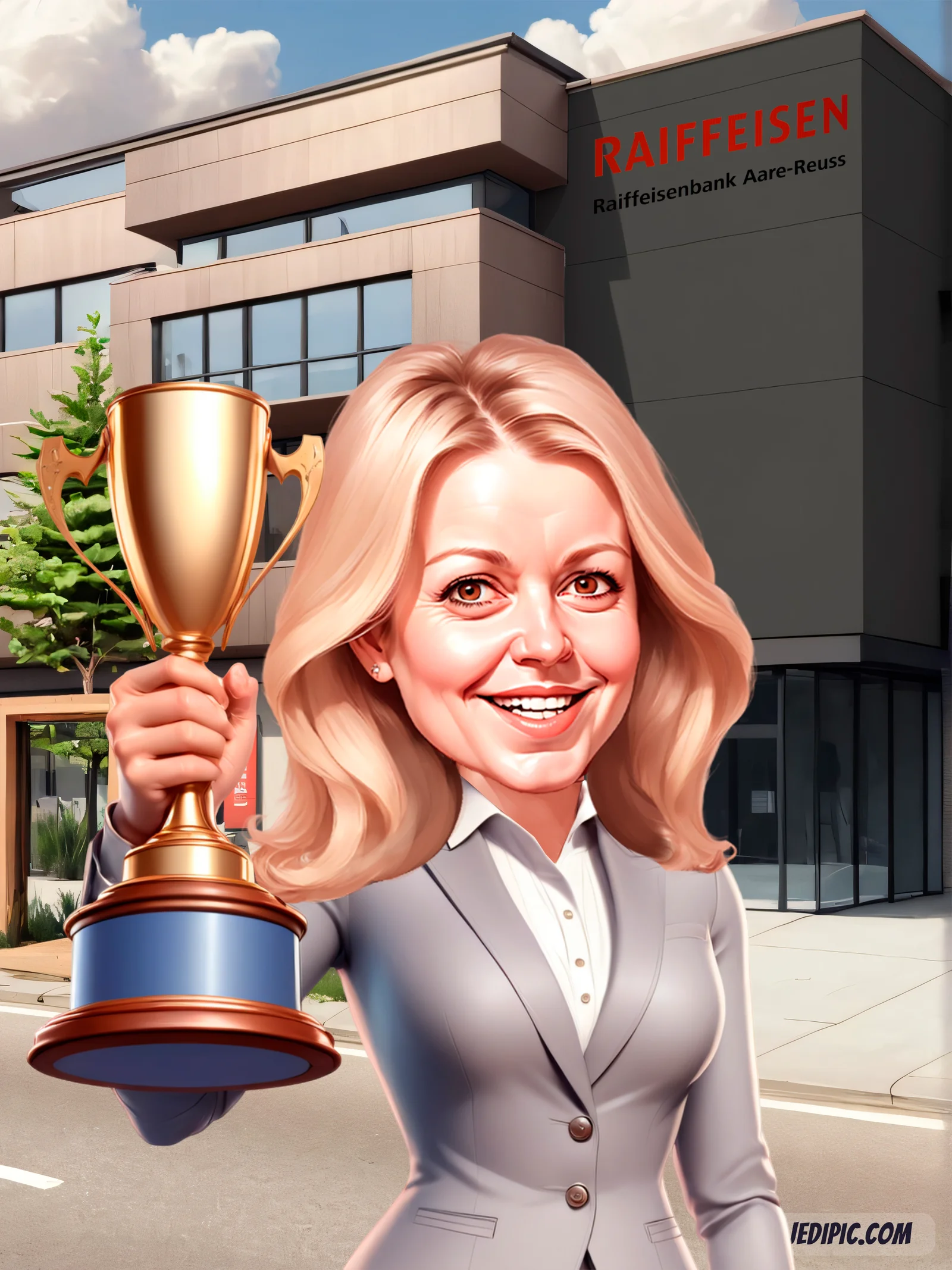 Custom Adult Caricature from Photo — Personalized Portrait Birthday Fun Surprise Wall Art Gift with True Likeness