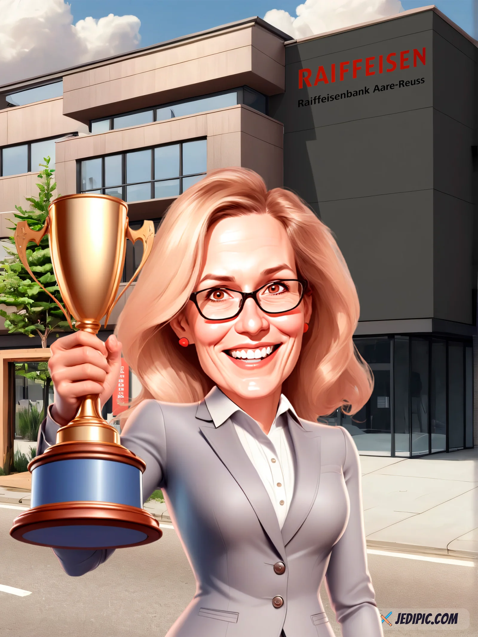 Custom Adult Solo Character Portrait Caricature from Photo — Hand Drawn Personalized Digital Portrait Gift