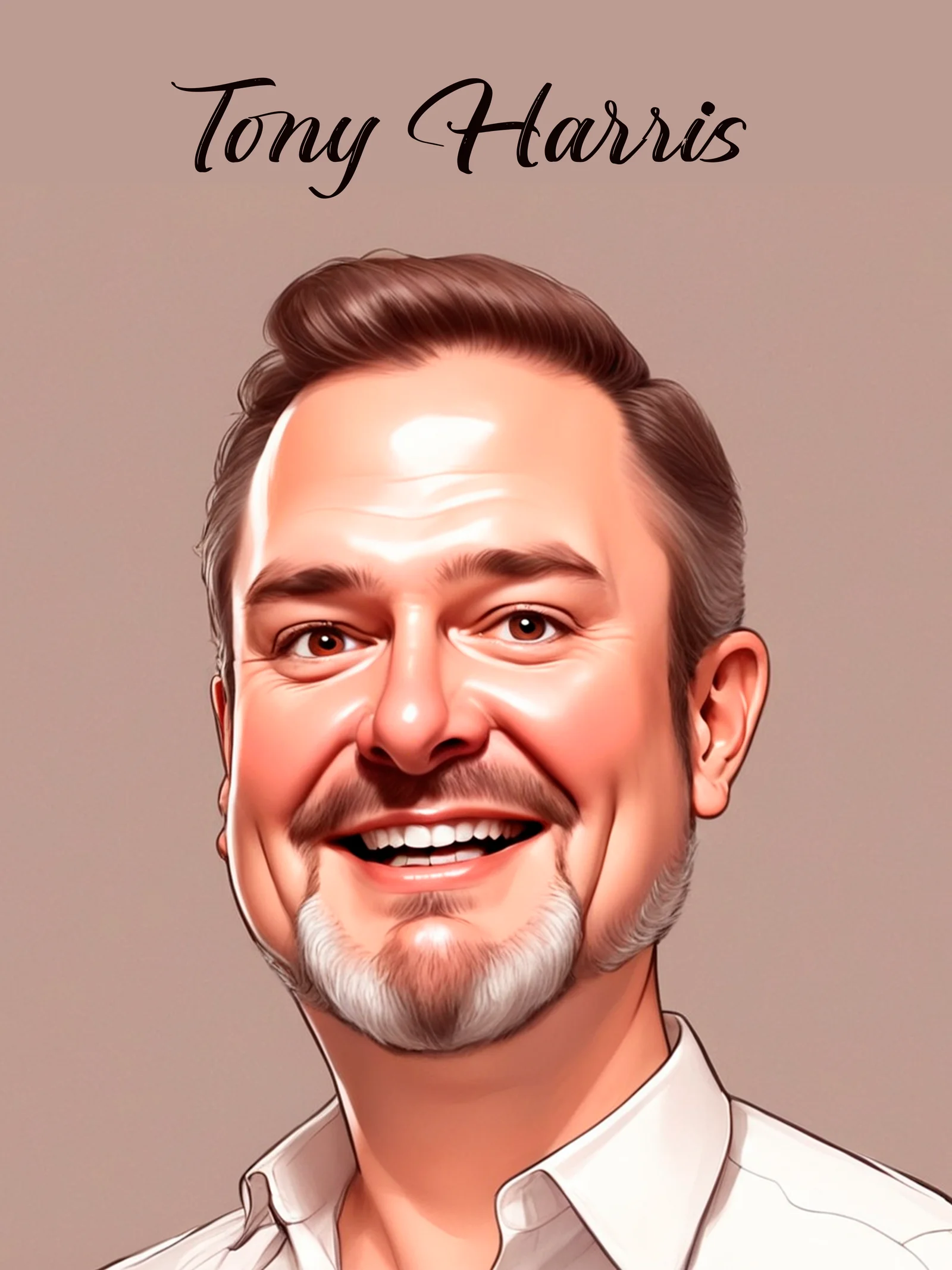 Custom Adult Portrait Caricature from Photo - Solo Star Just Because Gift v3
