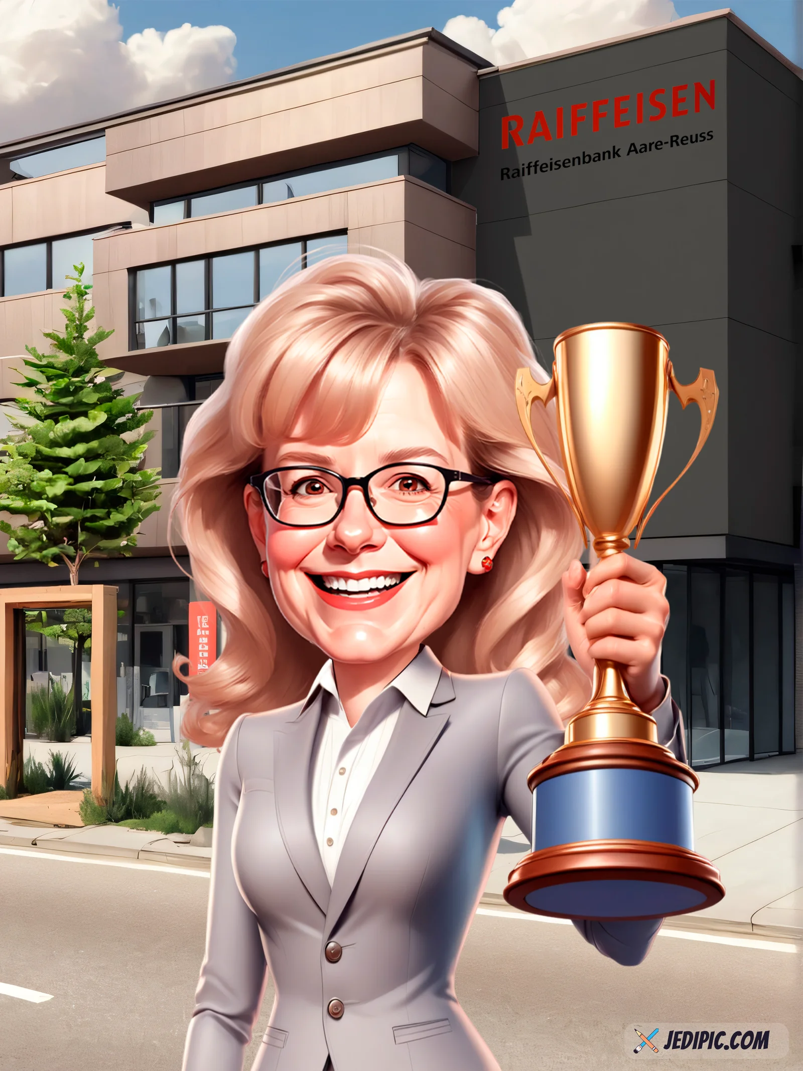 Custom Adult Portrait Caricature from Photo - Portrait Pride Selfie Art Gift v2