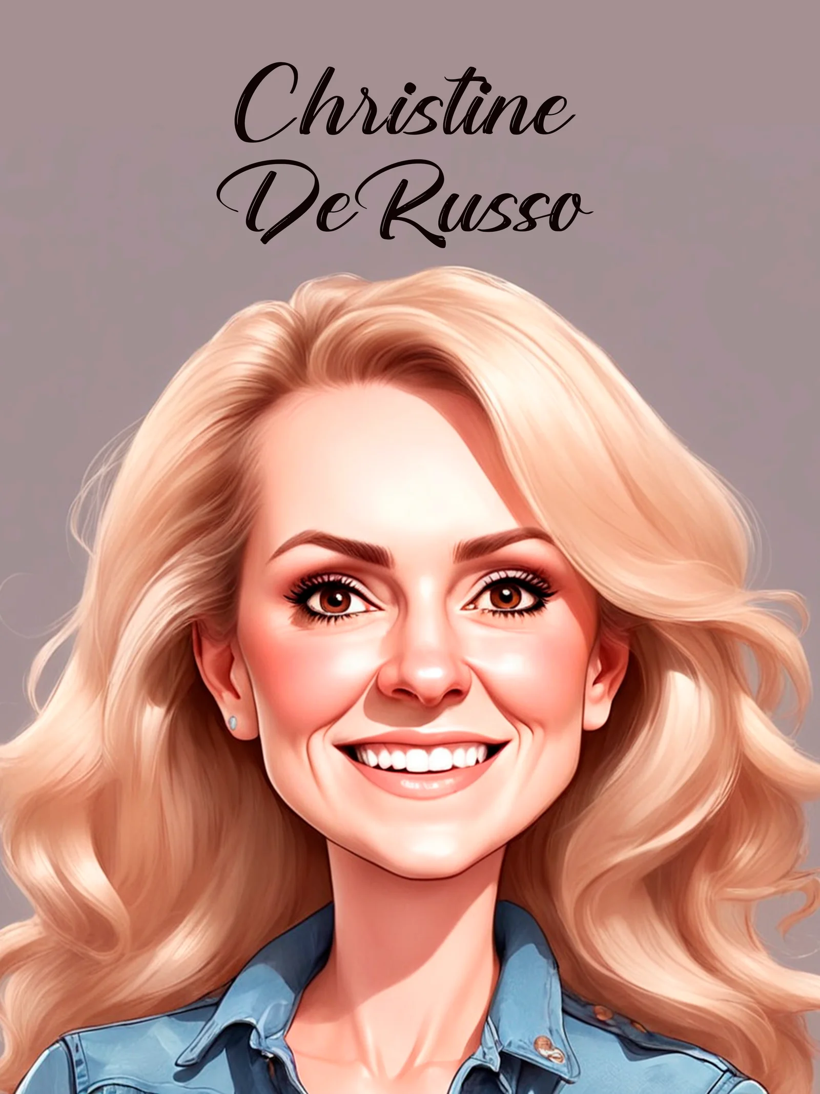 Custom Adult Caricature from Photo - Casual Cool Portrait Housewarming Gift