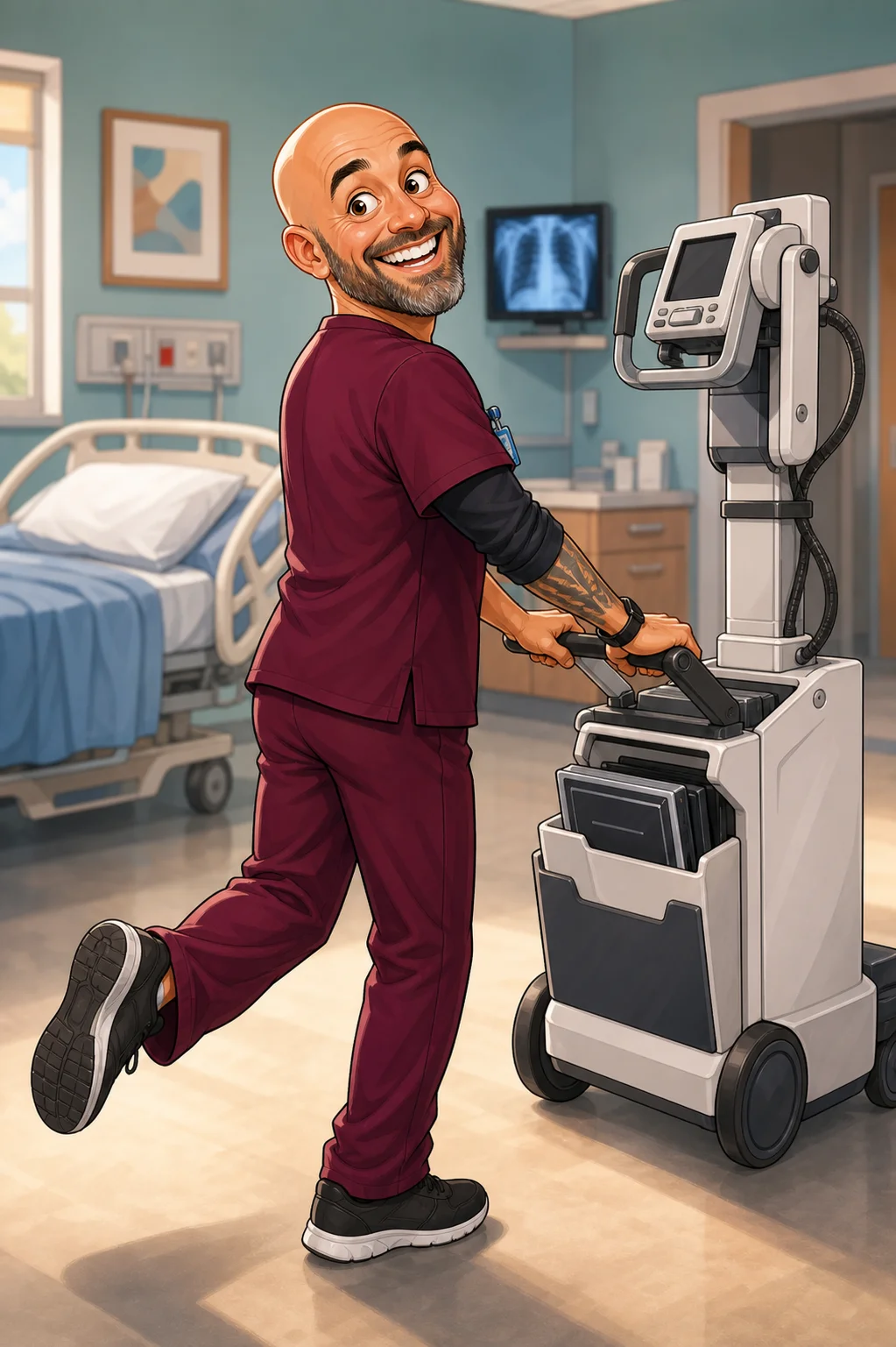 Custom Medical Team Caricature from Photo — Healthcare Crew Cartoon Group Portrait Personalized Gift