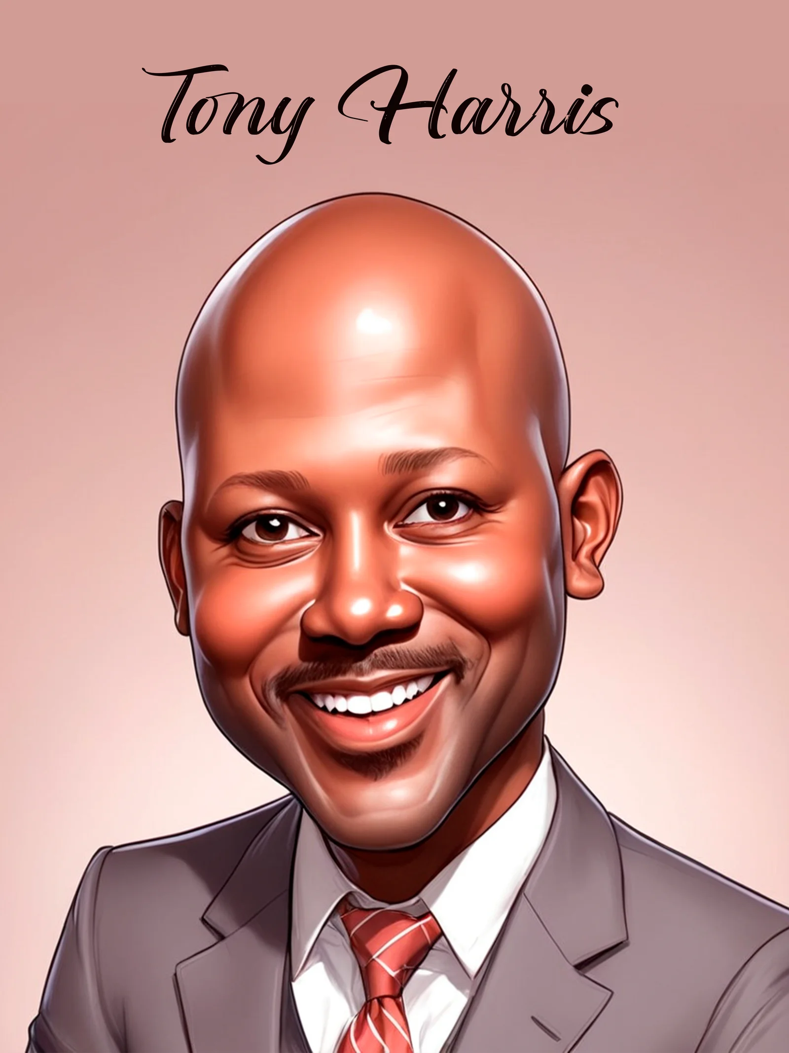 Custom Portrait Caricature from Photo — Signature Style Birthday Gift