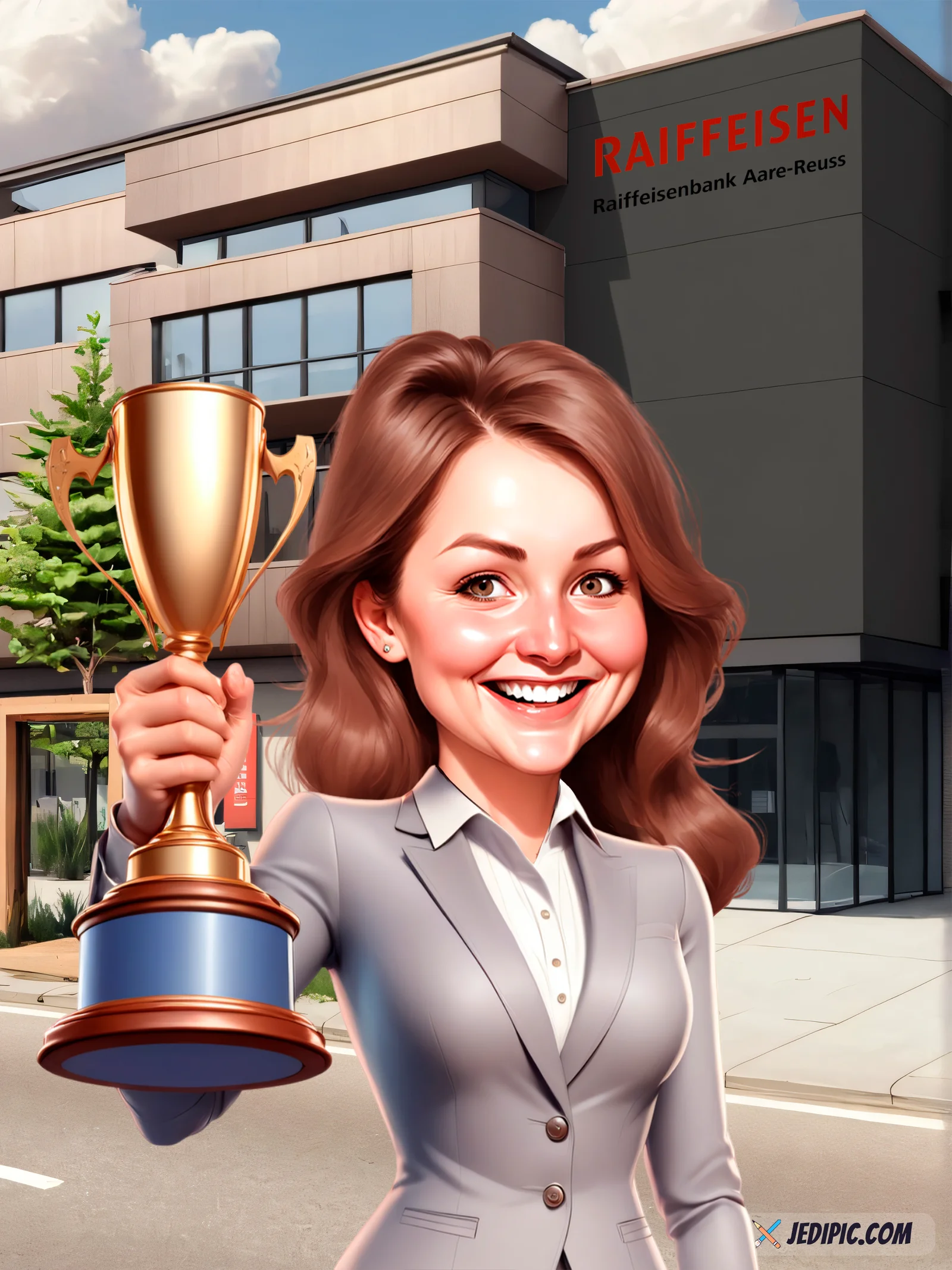 Custom Adult Caricature from Photo — Fun Portrait Funny Birthday Gift Portrait Gift
