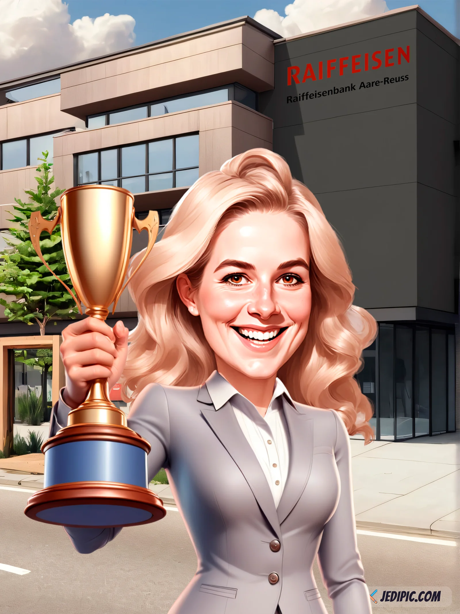 Custom Personal Caricature from Photo — Professional Headshot Birthday Gift