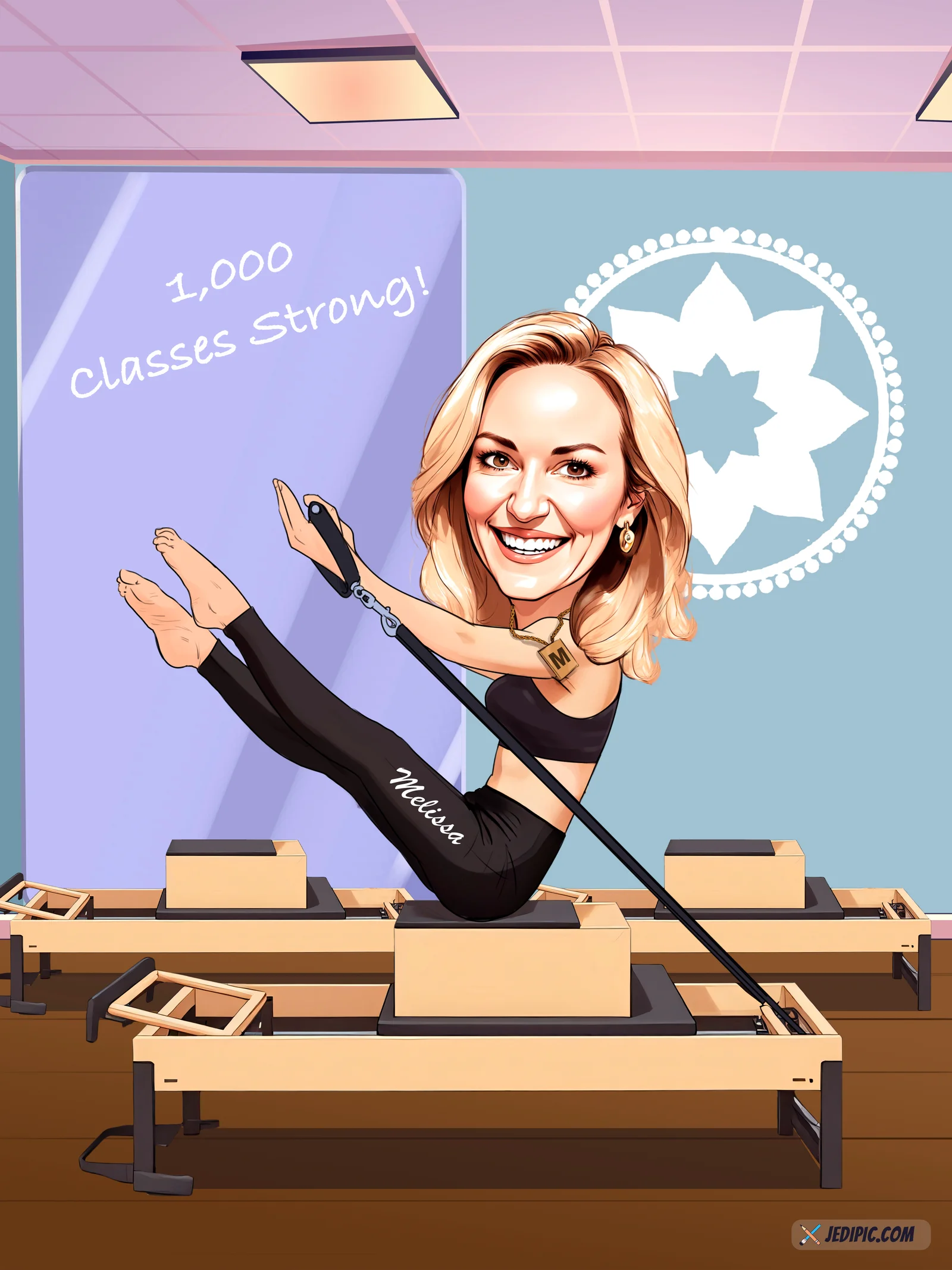 Custom Fitness Caricature from Photo — Gym Workout Portrait Personalized Bodybuilder Trainer Gift