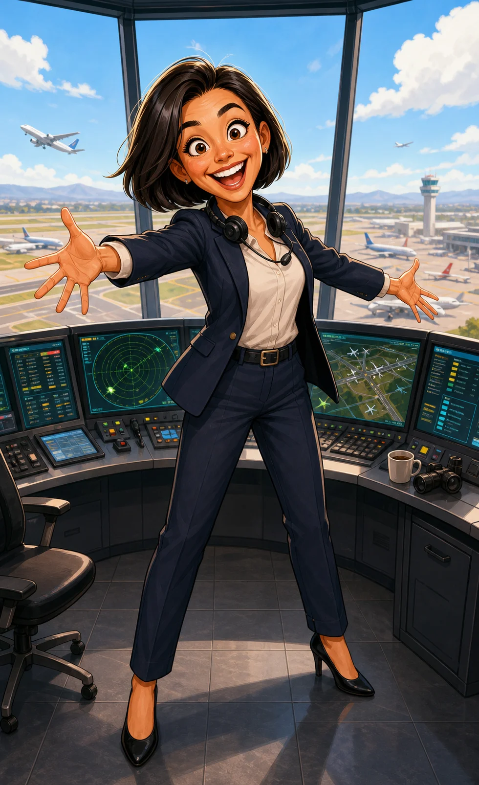 Custom Professional Caricature from Photo — Workplace Portrait Personalized Job Promotion Career Gift