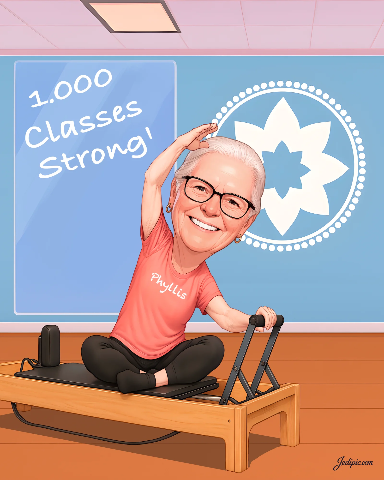 Custom Fitness Caricature from Photo — Personalized Gym Weightlifter Portrait Cartoon Bodybuilder Gift