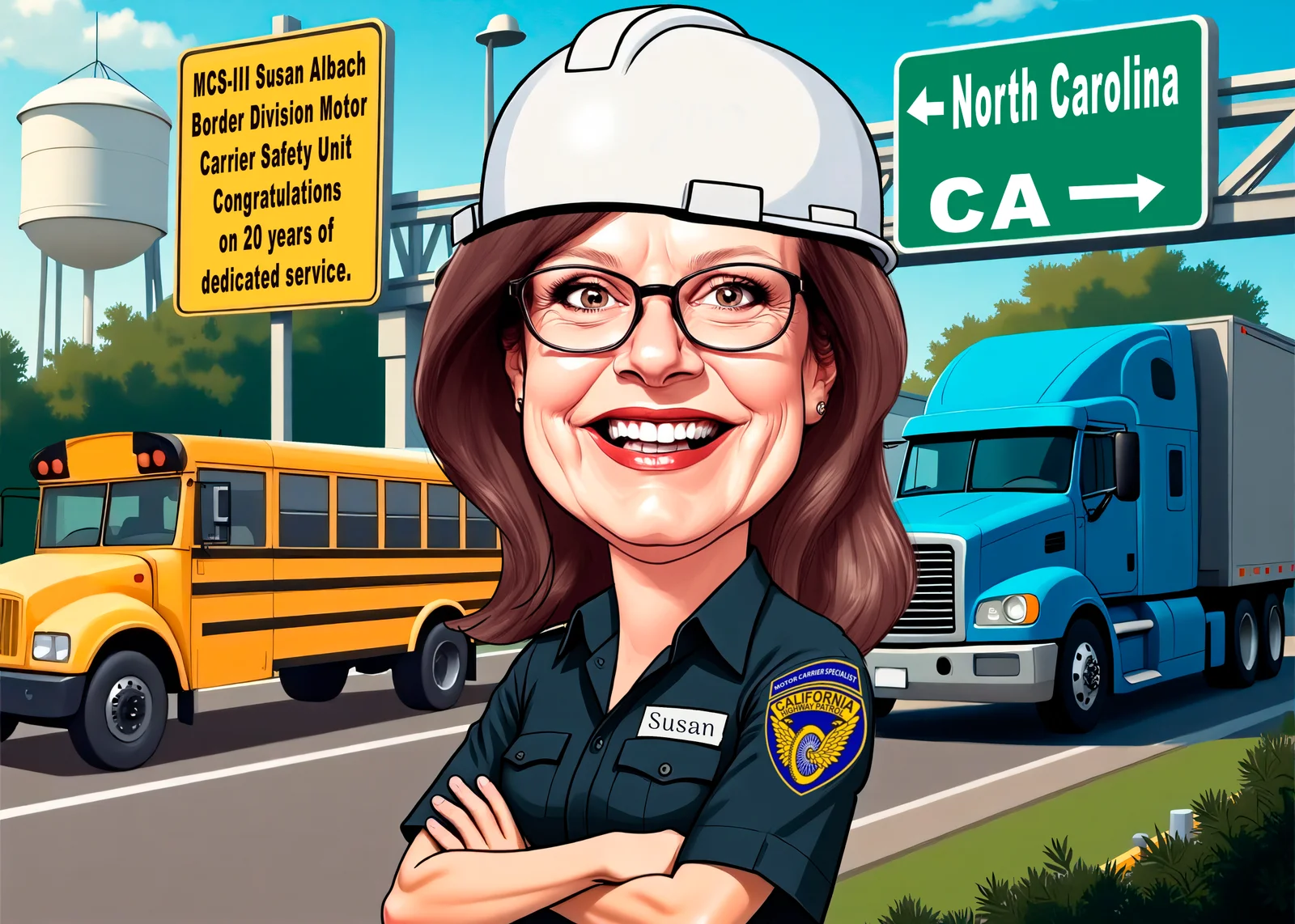 Custom Retirement Caricature from Photo — Personalized Retiree Portrait Cartoon Coworker Farewell Gift