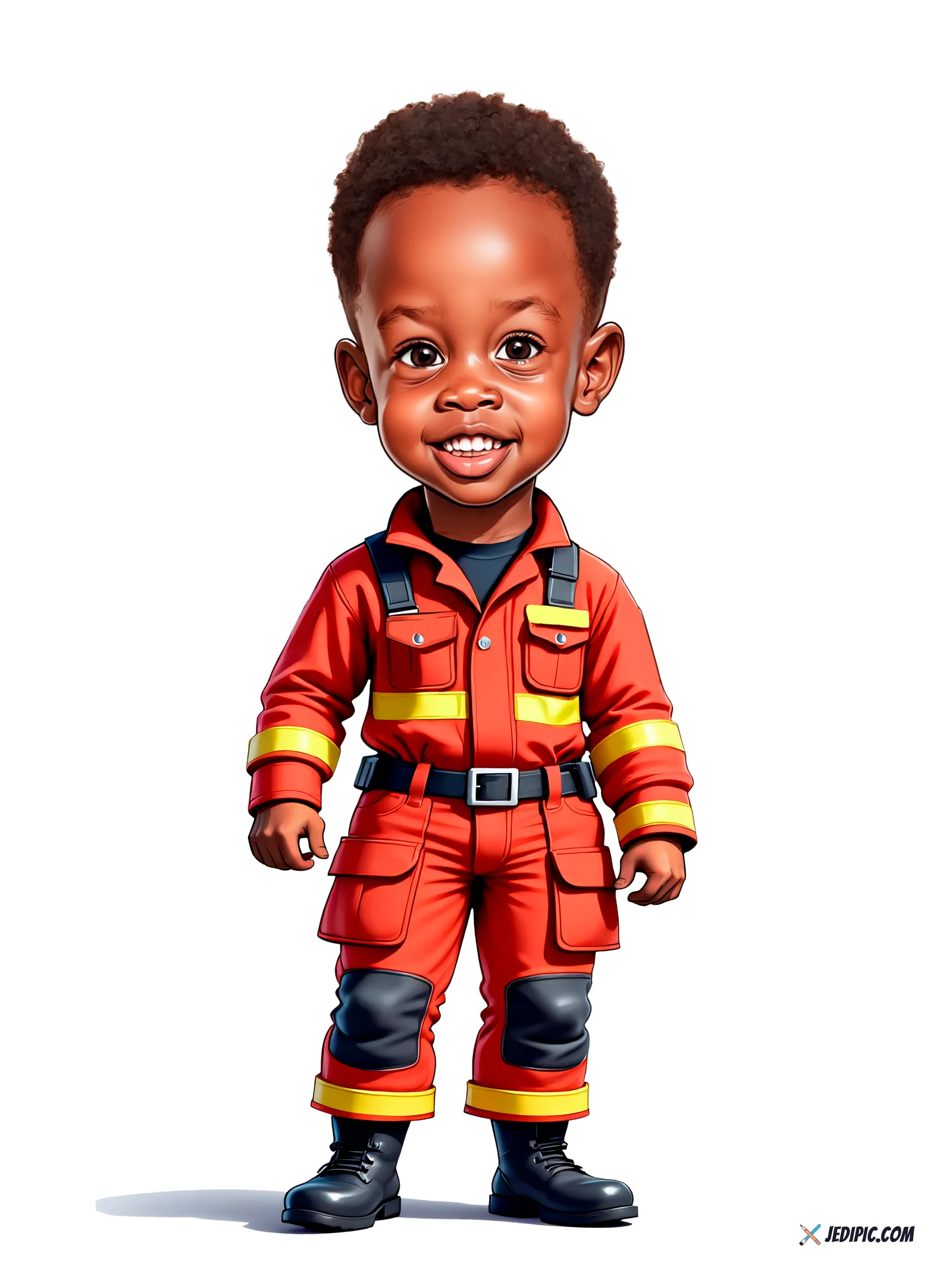 Custom Kid Caricature from Photo — Personalized Cartoon Child Portrait Birthday Gift for Son or Daughter
