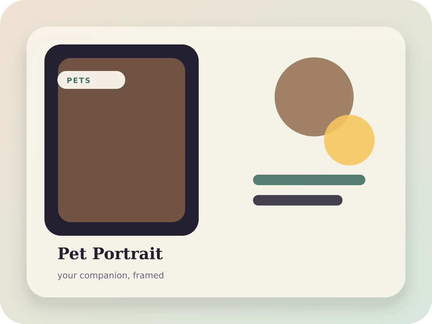Custom Pet Portrait from Your Photo